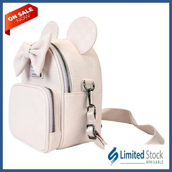 Convertible Mini Backpack Crossbody Bag Vegan Leather Adjustable Straps main image 6